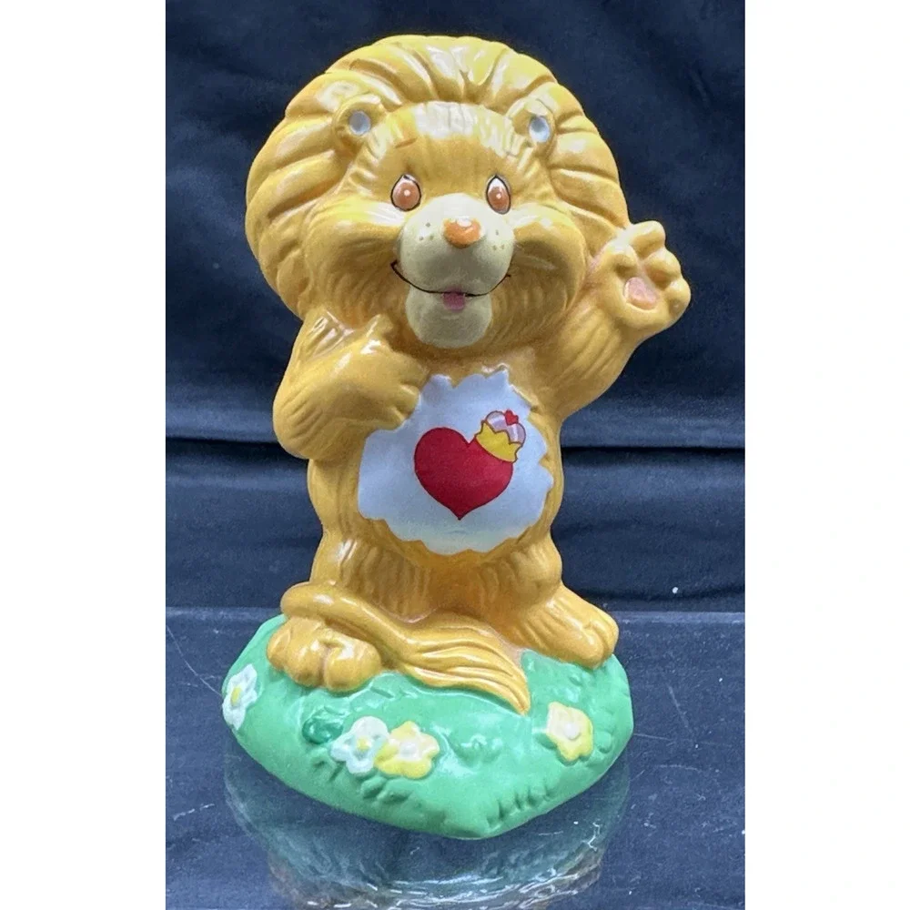 Vintage Care Bear Cousins Brave Heart Lion Standing American Greetings Figurine